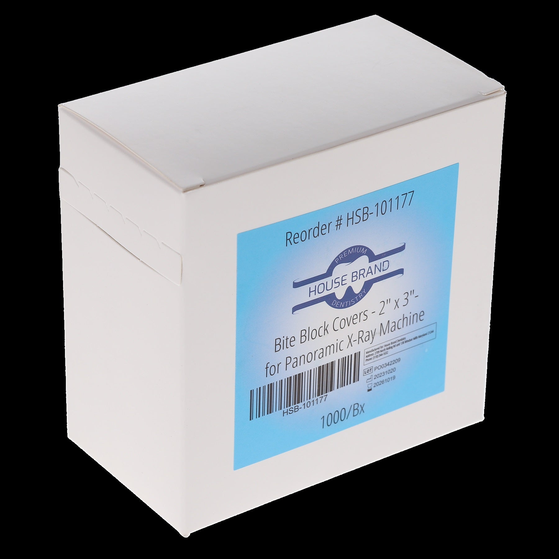 House Brand Dentistry 101177 HSB Bite Block Covers 2 House Brand Dentistry 101177 HSB Bite Block Covers 2